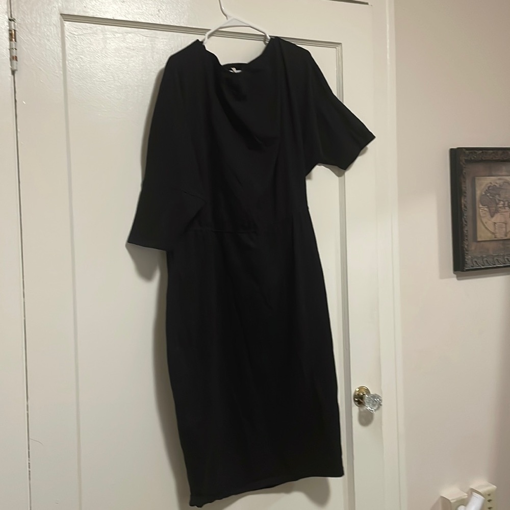 Black Knit Dress